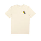 Natural coloured T-Shirt with Rat Embroidery