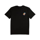 Black T-Shirt with Sardines Embroidery